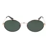 POLAROID PLD6228SX532M Gafas de sol rectangulares unisex - Montura marrón havana, lentes marrón polarizadas, 53 mm