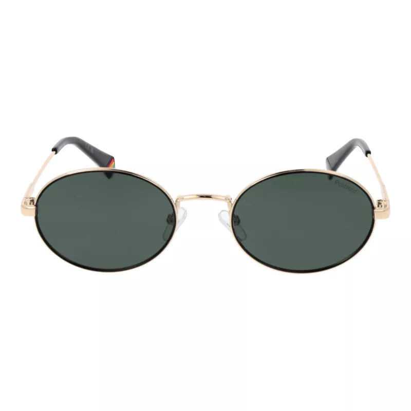 POLAROID PLD6228SX532M Gafas de sol rectangulares unisex - Montura marrón havana, lentes marrón polarizadas, 53 mm