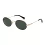 POLAROID PLD6228SX532M Gafas de sol rectangulares unisex - Montura marrón havana, lentes marrón polarizadas, 53 mm