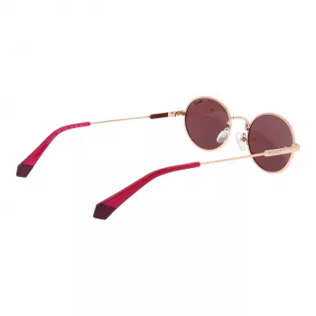 Gafas de sol unisex Polaroid PLD6228SX53LT rectangulares - Montura habana, lentes polarizadas marrones - 53 mm