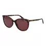 POLAROID PLD6231S55086 Gafas de sol para mujer estilo ojo de gato - Montura Havana, lentes marrones polarizadas, UV400