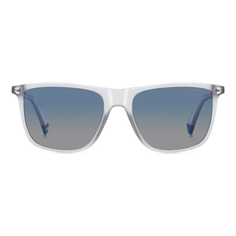 Gafas de sol polarizadas de hombre POLAROID PLD6232S2M4 rectangulares negras/grises 55/17/140 mm