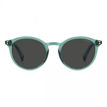 Polaroid PLD6233S1ED Gafas de sol unisex - Montura negra, lentes polarizadas grises