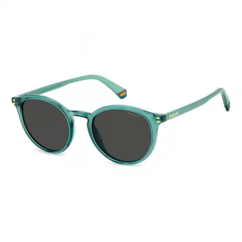 Polaroid PLD6233S1ED Gafas de sol unisex - Montura negra, lentes polarizadas grises