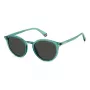 Polaroid PLD6233S1ED Gafas de sol unisex - Montura negra, lentes polarizadas grises