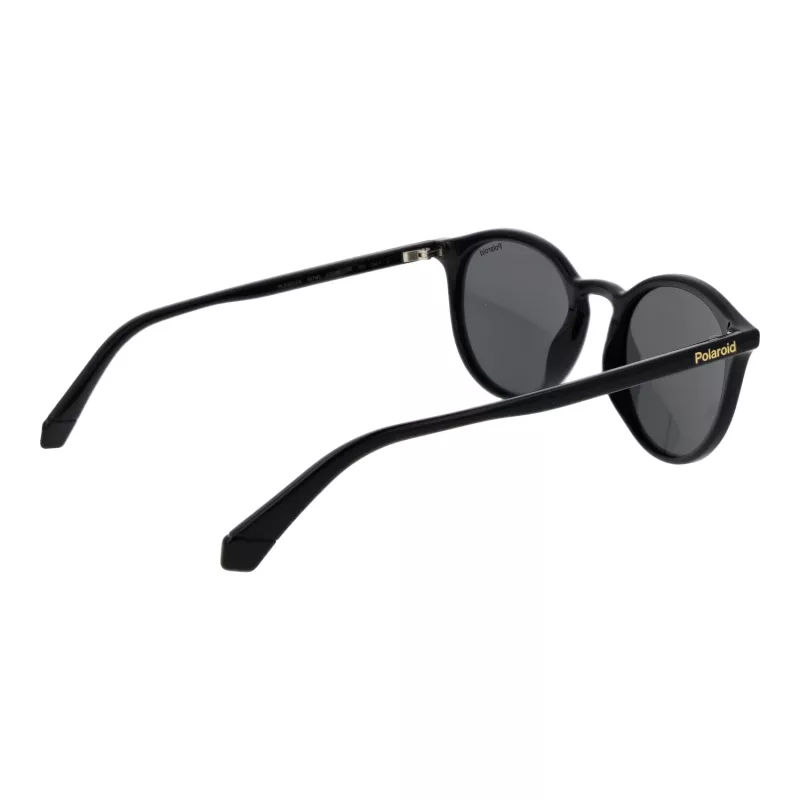 Gafas de sol unisex POLAROID PLD6233S51807 cuadradas - Montura negra lente polarizada gris 51 mm