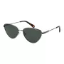 Gafas de sol polarizadas de mujer Polaroid PLD6234SX57AS - montura negra lentes grises 57mm