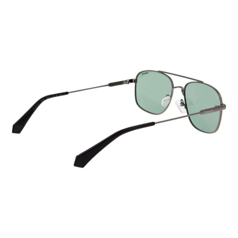 POLAROID PLD6235SX56AS Gafas de sol cuadradas polarizadas hombre - Negro mate/Gris
