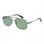 POLAROID PLD6235SX56AS Gafas de sol cuadradas polarizadas hombre - Negro mate/Gris