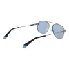 Gafas de sol polarizadas de hombre Polaroid PLD6235SX56V8 cuadradas montura gris lentes grises 56 mm