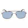 Gafas de sol polarizadas de hombre Polaroid PLD6235SX56V8 cuadradas montura gris lentes grises 56 mm