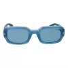 Polaroid PLD6239SX51MV Gafas de sol rectangulares unisex - Montura negra lentes grises 51 mm
