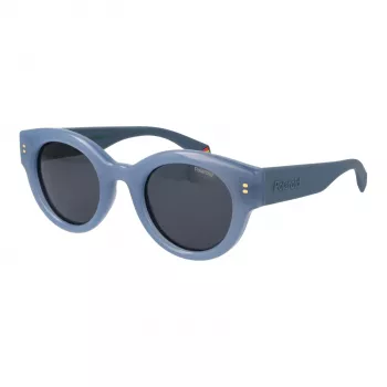 Gafas de sol unisex Polaroid PLD6240SX48MV havana/marrón 48mm