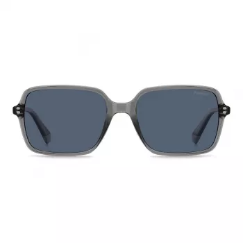 Polaroid PLD6247SKB7 Gafas de sol rectangulares polarizadas para hombre - Havana/Marrón