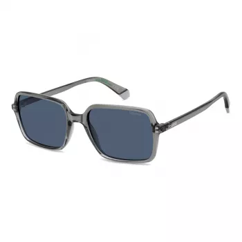 Polaroid PLD6247SKB7 Gafas de sol rectangulares polarizadas para hombre - Havana/Marrón