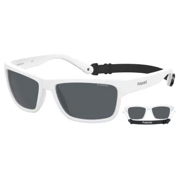 Polaroid PLD7031S6HT Gafas de sol hombre Havana montura cuadrada lentes verdes polarizadas