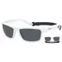 Polaroid PLD7031S6HT Gafas de sol hombre Havana montura cuadrada lentes verdes polarizadas