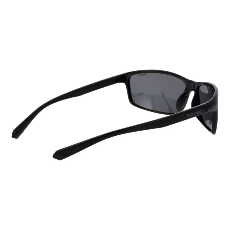 Polaroid PLD7036S63807 Gafas de sol rectangular unisex - Montura negra lentes grises