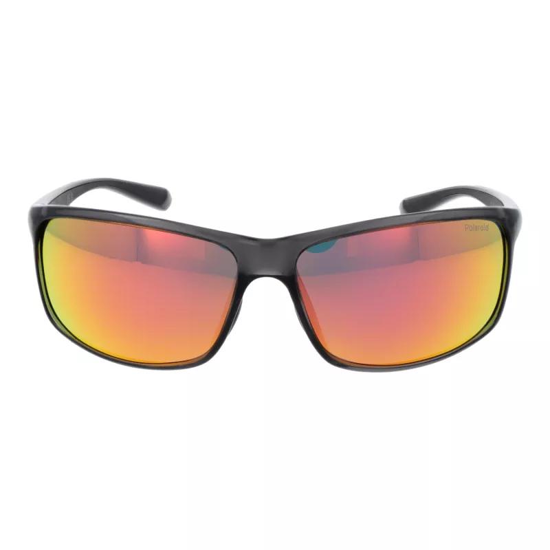 Gafas de sol Polaroid PLD7036S63KB7 unisex aviador - montura negra, lentes grises polarizadas, 63 mm