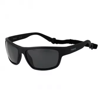 Gafas de sol POLAROID PLD7037S60807 unisex aviador - lentes grises - montura negra