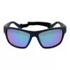 Polaroid PLD7037S60PJP Gafas de sol rectangulares unisex - Montura negra lentes grises 60mm