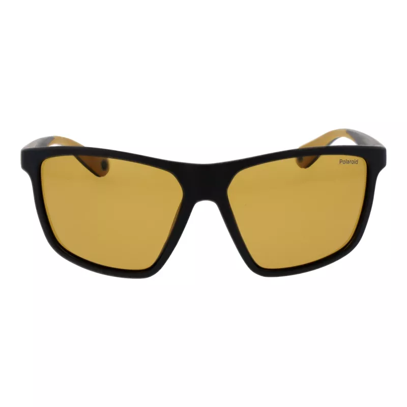 Polaroid PLD7040/S Gafas de sol para hombre - Montura havana, lentes polarizadas verdes - 59 mm