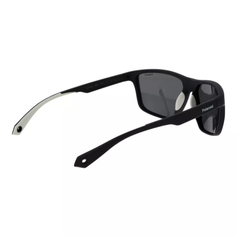 Gafas de sol polarizadas de hombre POLAROID PLD7040S5908A rectangulares - montura gris lentes grises 59mm