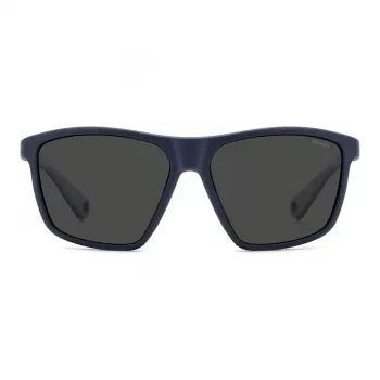 Gafas de sol de hombre POLAROID PLD7040SFLL - montura negra, lentes grises polarizadas, 59 mm