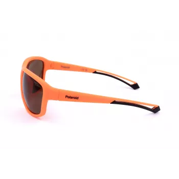 POLAROID PLD7049S2M5 Gafas de sol unisex deportivas - montura negra mate, lentes grises polarizadas