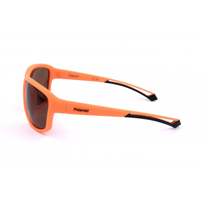 POLAROID PLD7049S2M5 Gafas de sol unisex deportivas - montura negra mate, lentes grises polarizadas