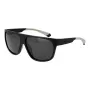 POLAROID PLD7053S60003 Gafas de sol para hombre con lente cuadrada - Montura negra, lentes grises polarizadas