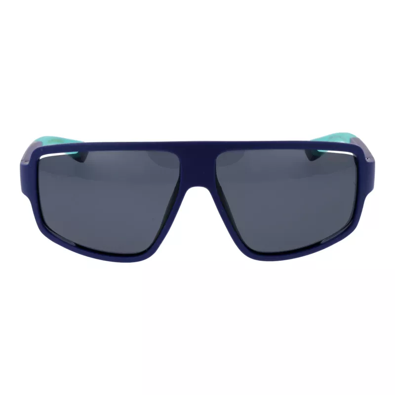 Gafas de sol de hombre Polaroid PLD7054/S 61FLL rectangulares - montura negra lentes polarizadas grises 61mm