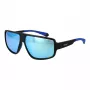 Gafas de sol Polaroid PLD7054S610VK hombre rectangulares polarizadas - montura negra, lentes grises 61 mm
