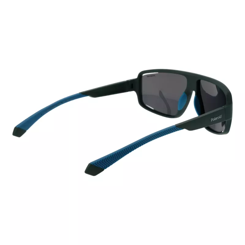 Gafas de sol de hombre Polaroid PLD7054S61DLD rectangulares - Montura negra lentes grises