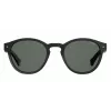 POLAROID Gafas de sol unisex PLD6042S807M9 - Montura de plástico cuadrada de cerco completo con lentes grises polarizadas - Protección UV400 - Ancho de lente 49 mm