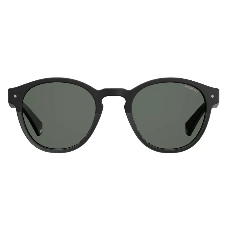 POLAROID Gafas de sol unisex PLD6042S807M9 - Montura de plástico cuadrada de cerco completo con lentes grises polarizadas - Protección UV400 - Ancho de lente 49 mm