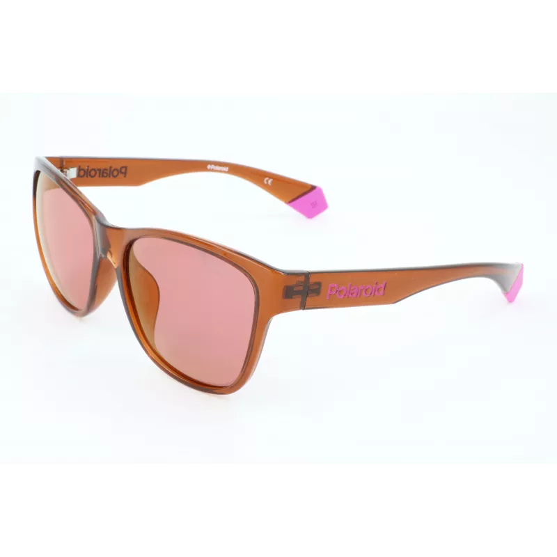 POLAROID Unisex PLD6077FS-09Q Gafas de sol polarizadas rectangulares montura negra lentes grises 58/17/140 mm