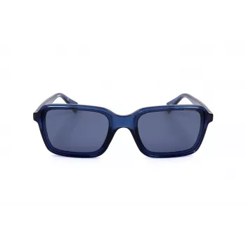 POLAROID Unisex PLD6161SPJP Gafas de sol rectangulares polarizadas - Montura negra Lentes grises 58mm