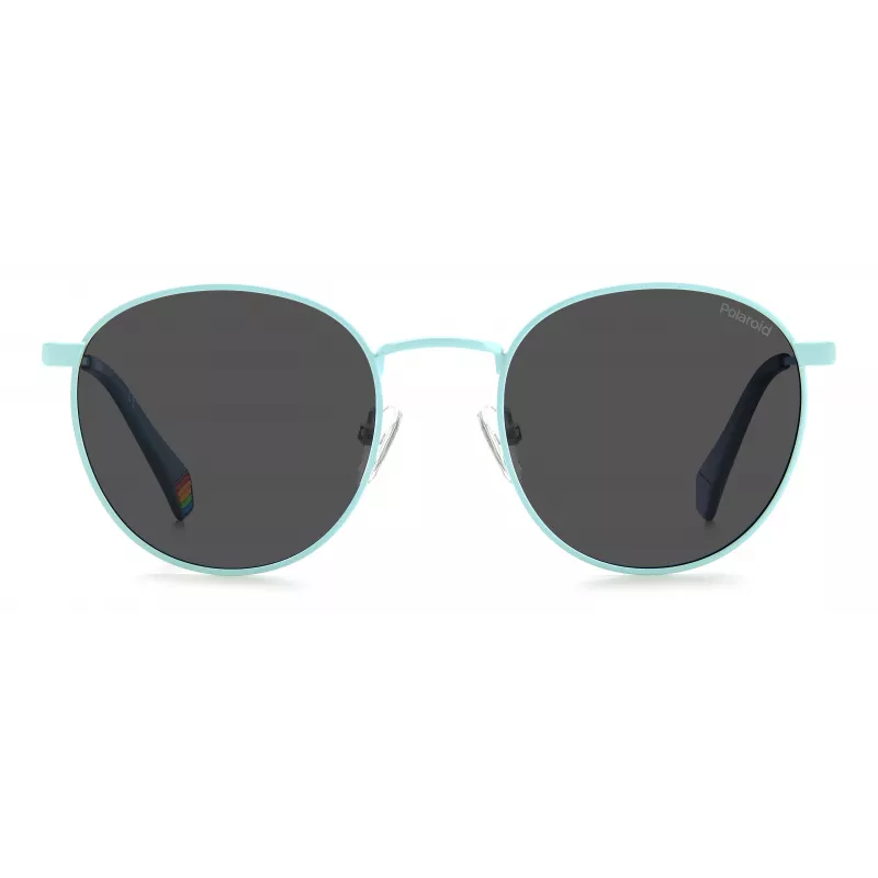 Gafas de sol unisex POLAROID PLD6171SMVUM9 - montura cuadrada Havana, lentes grises polarizadas 51/20/140 mm