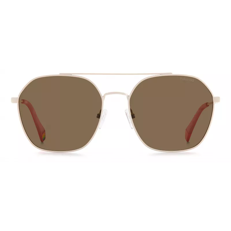 POLAROID Unisex PLD6172S10ASP Gafas de sol - Montura negra, lentes grises, 57 mm