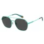 Gafas de sol unisex POLAROID PLD6172S5CB pilot - Montura negra, lentes grises polarizadas, 57 mm