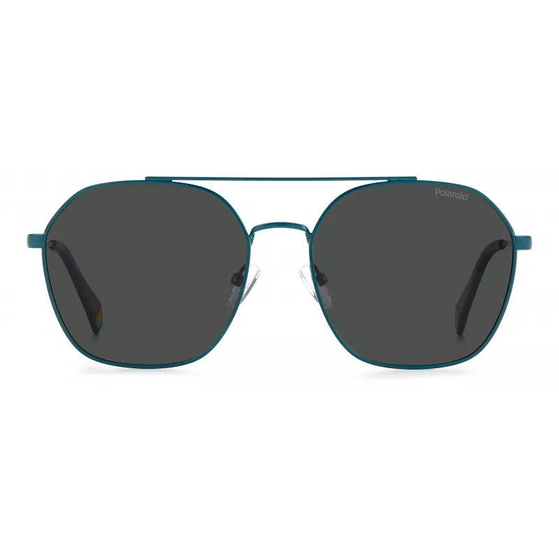 POLAROID Unisex PLD6172SMR8M9 Gafas de sol cuadradas Havana Green Polarized UV400