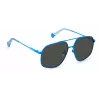 POLAROID gafas de sol unisex PLD6173SMVUM9 - montura negra, lentes grises polarizadas, 58 mm