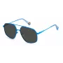 POLAROID gafas de sol unisex PLD6173SMVUM9 - montura negra, lentes grises polarizadas, 58 mm