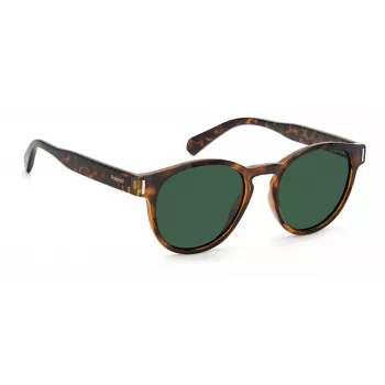 POLAROID Unisex PLD6175S086UC Gafas de sol Havana Marrón Polarizadas 51mm