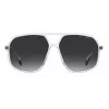 Gafas de sol rectangulares polarizadas unisex POLAROID PLD6182S900WJ - Montura negra, lentes grises 59 mm