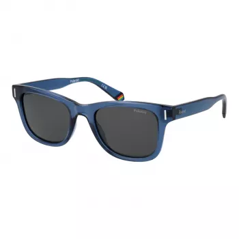 POLAROID Gafas de sol rectangulares unisex PLD6206S51PJP - Havana, lentes polarizadas marrones 51mm
