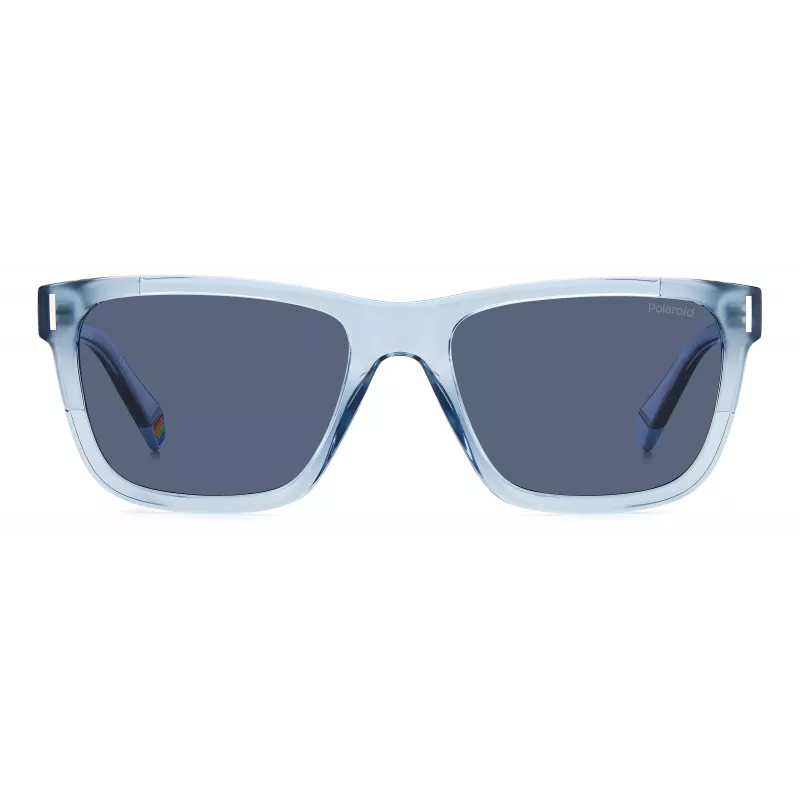 Gafas de sol unisex POLAROID PLD6186SMVUF4 - Montura havana, lentes verdes polarizadas, 54/17/145 mm
