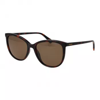 POLAROID Gafas de sol mujer PLD4138S55086, cuadradas, Havana Gris, 55 mm
