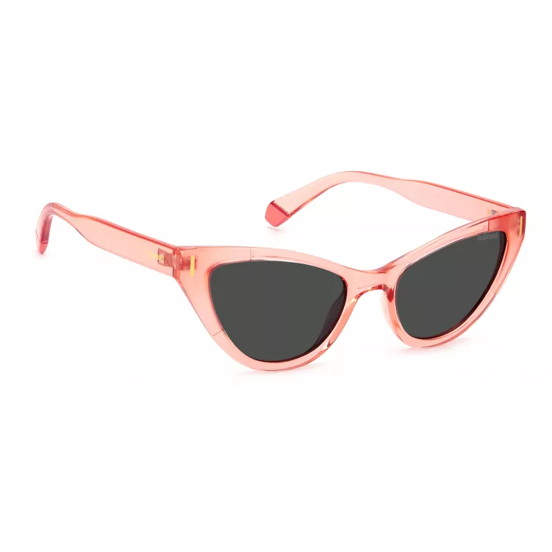 Gafas de sol rectangulares polarizadas de mujer POLAROID PLD6174S9R6M9 Havana marrón 52 mm